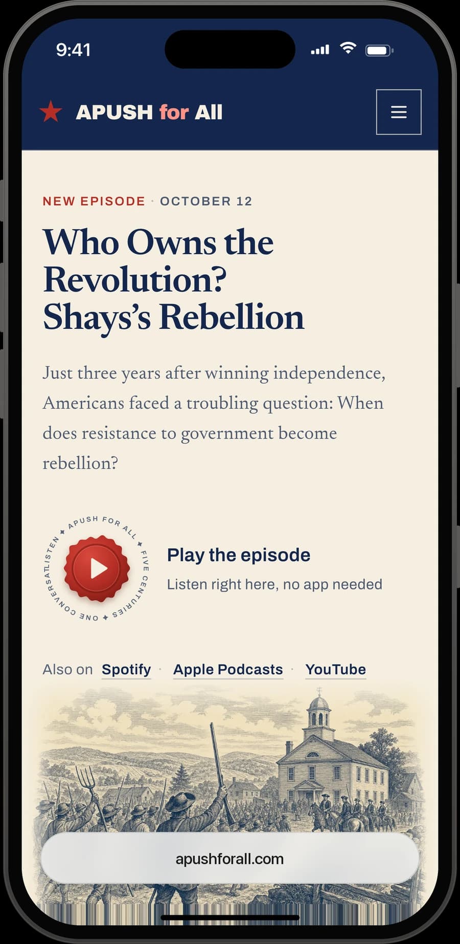 Who Owns the Revolution? The latest episode