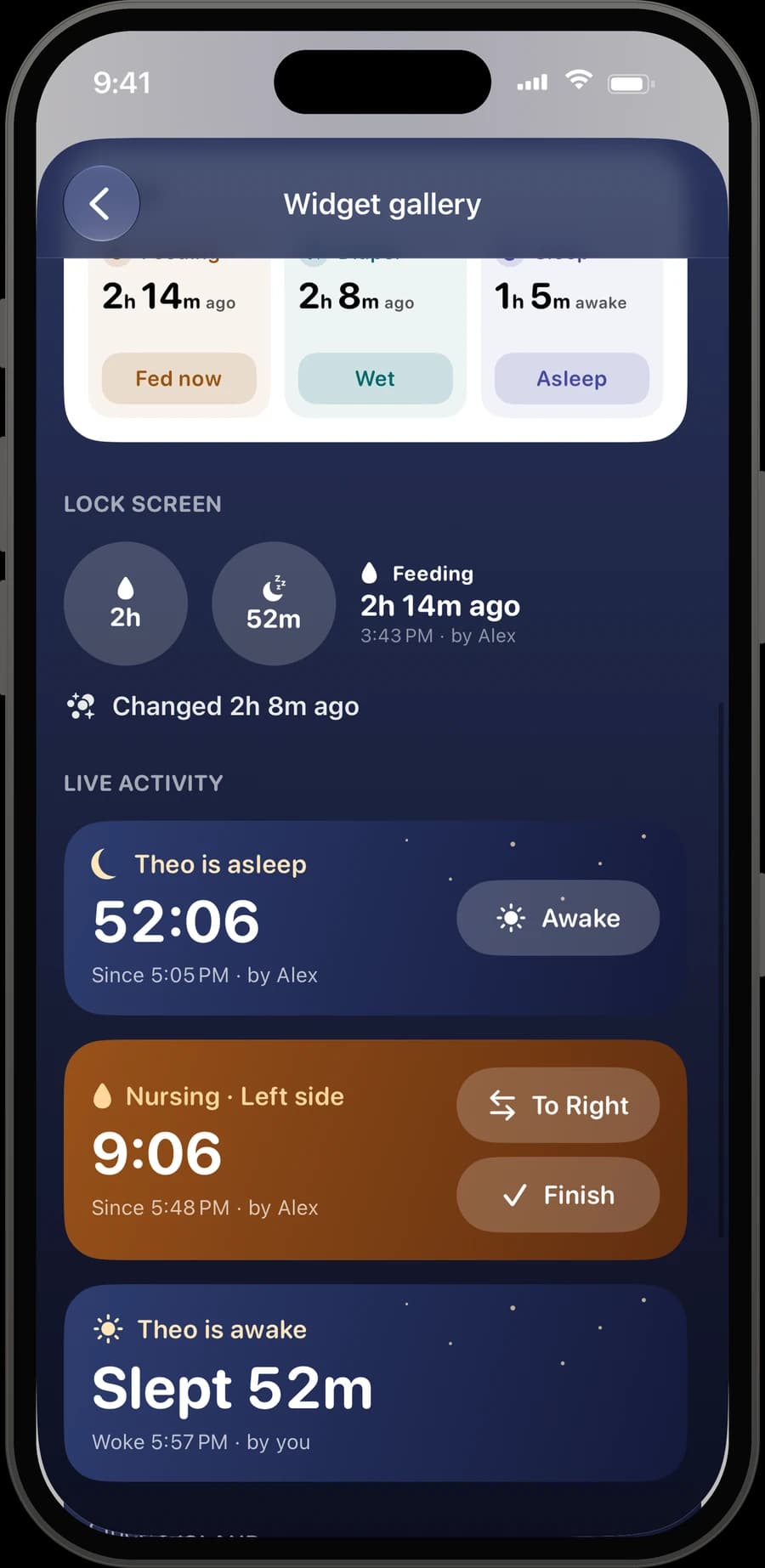 Lock Screen widgets and the sleep Live Activity