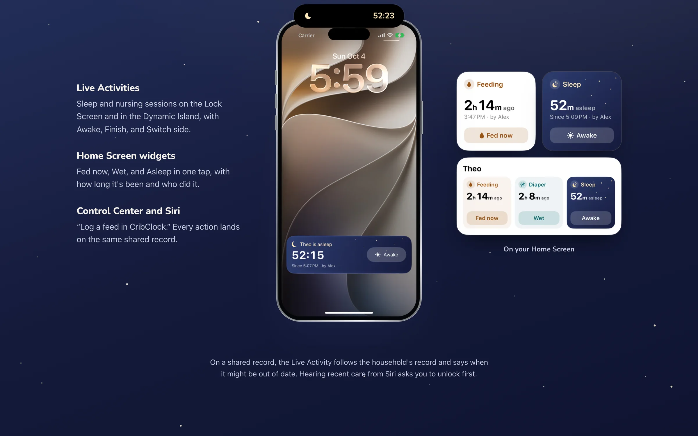 Live Activities and Home Screen widgets
